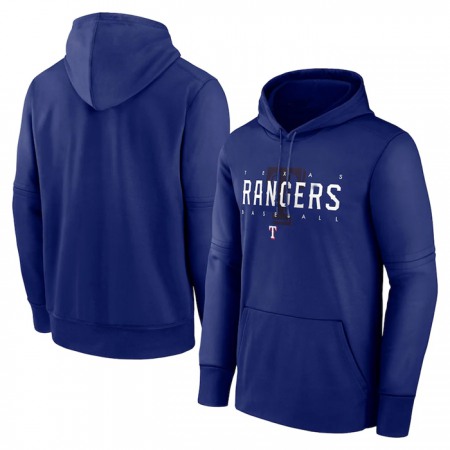 Men's Texas Rangers Royal Pregame Performance Pullover Hoodie