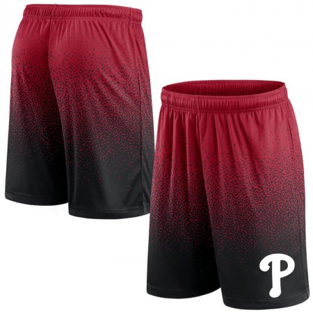 Men's Philadelphia Phillies Black/Red Ombre Shorts