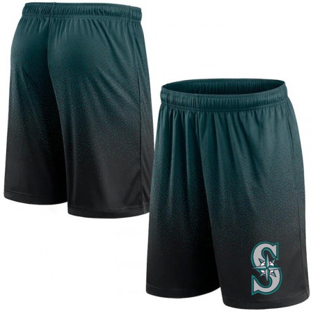 Men's Seattle Mariners Green/Black Ombre Shorts