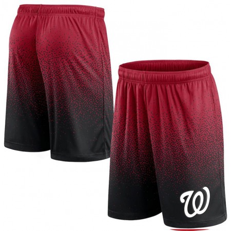 Men's Washington Nationals Red/Black Ombre Shorts