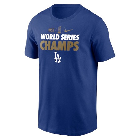 Men's Los Angeles Dodgers Royal 2020 World Series Champions T-shirt