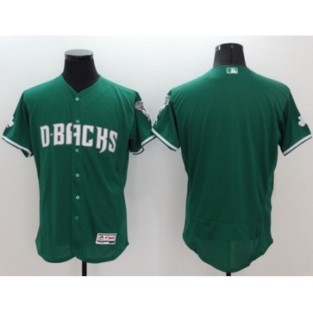 Diamondbacks Blank Green Celtic Flexbase Authentic Collection Stitched MLB Jersey