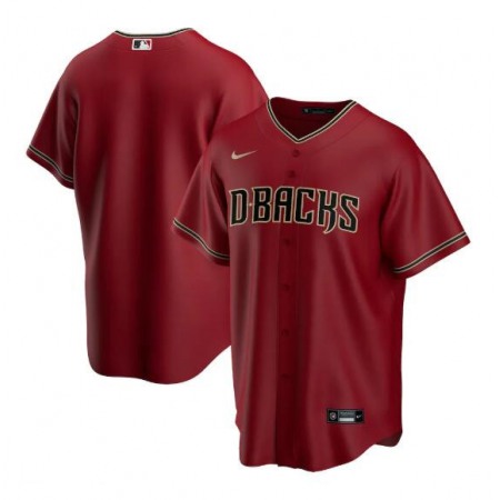 Men's Arizona Diamondbacks Blank Red Cool Base Stitched Baseball Jersey