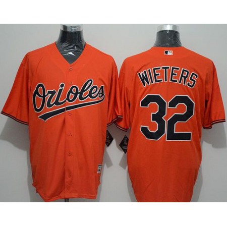 Orioles #32 Matt Wieters Orange New Cool Base Stitched MLB Jersey