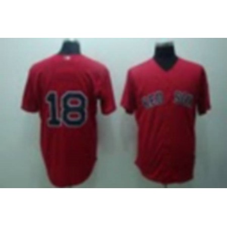 Red Sox #18 Matsuzake Daisuke Stitched Red MLB Jersey