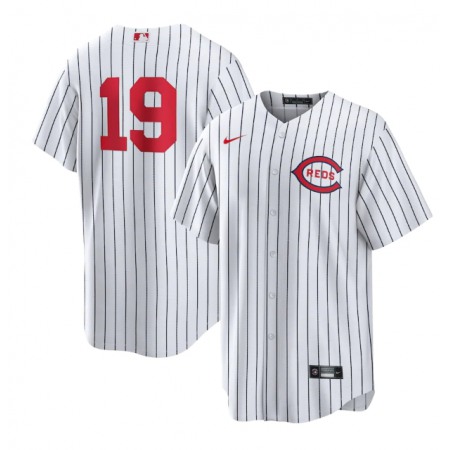 Men's Cincinnati Reds #19 Joey Votto 2022 White Field of Dreams Stitched Baseball Jersey