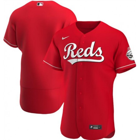 Men's Cincinnati Reds Blank Red Flex Base Stitched Jersey