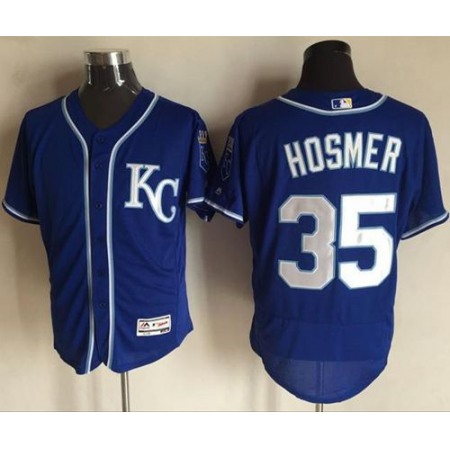 Royals #35 Eric Hosmer Royal Blue Flexbase Authentic Collection Stitched MLB Jersey
