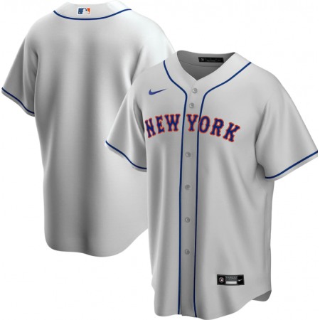 Men's New York Mets Blank Grey Cool Base Stitched Jersey