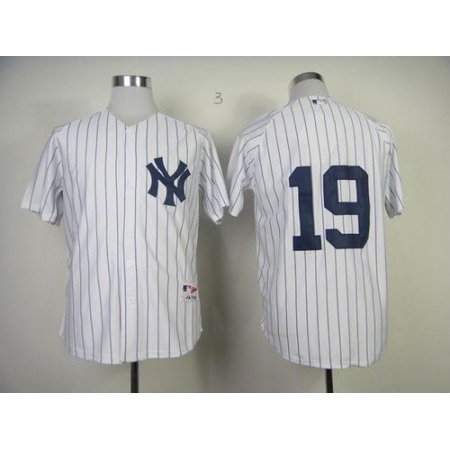 Yankees #19 Masahiro Tanaka White Stitched MLB Jersey