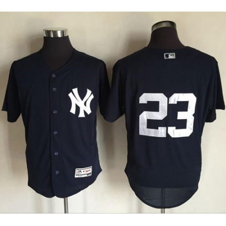 Yankees #23 Don Mattingly Navy Blue Flexbase Authentic Collection Stitched MLB Jersey
