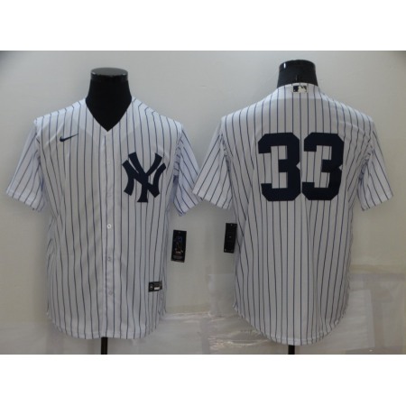 Men's New York Yankees #33 Greg Bird White Cool Base Stitched Baseball Jersey