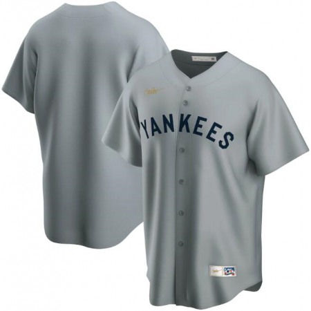 Men's New York Yankees New Grey Cool Base Stitched Jersey