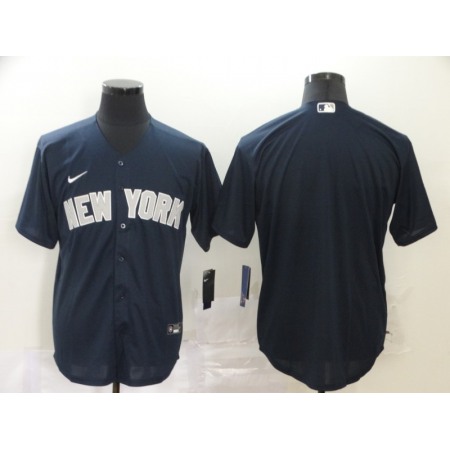Men's New York Yankees Navy Cool Base Stitched MLB Jersey