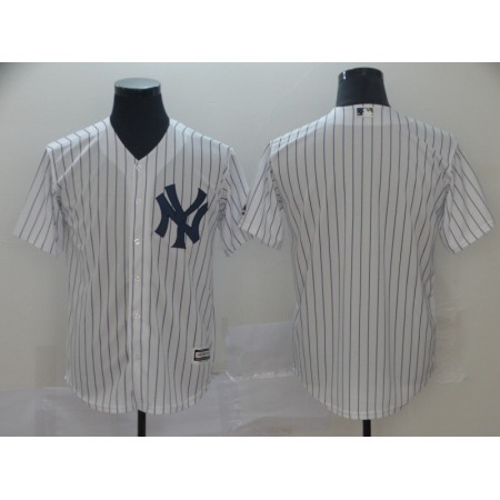 Men's New York Yankees White Cool Base Player Stitched MLB Jersey