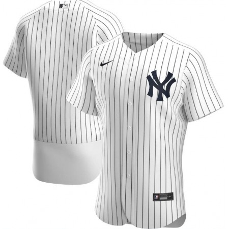 Men's New York Yankees White Flex Base Stitched Jersey