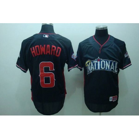 Phillies #6 Ryan Howard Blue Nation League 2010 All Star BP Stitched MLB Jersey