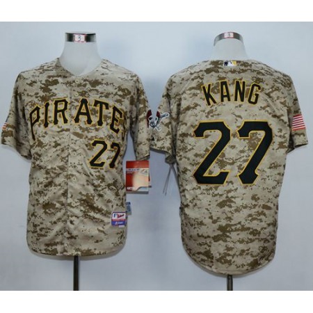 Pirates #27 Jung-ho Kang Camo Alternate Cool Base Stitched MLB Jersey