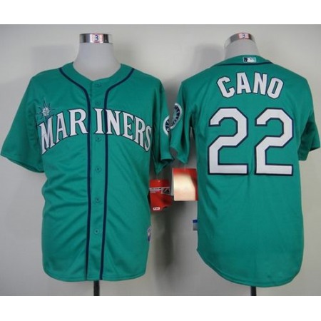 Mariners #22 Robinson Cano Green Alternate Cool Base Stitched MLB Jersey