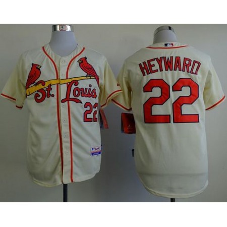 Cardinals #22 Jason Heyward Cream Cool Base Stitched MLB Jersey