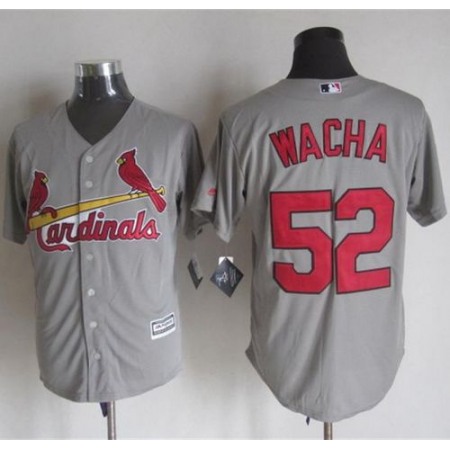 Cardinals #52 Michael Wacha Grey New Cool Base Stitched MLB Jersey