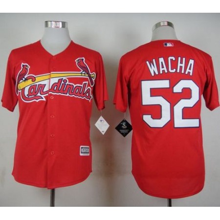 Cardinals #52 Michael Wacha Red Cool Base Stitched MLB Jersey