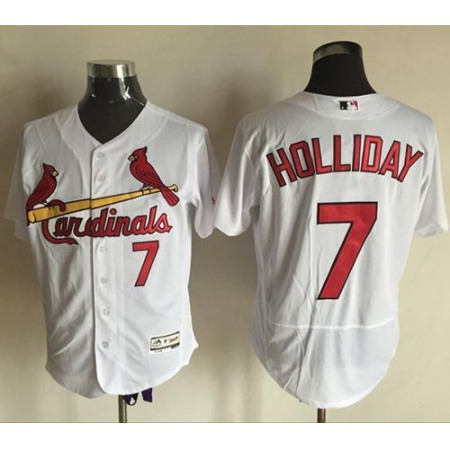 Cardinals #7 Matt Holliday White Flexbase Authentic Collection Stitched MLB Jersey
