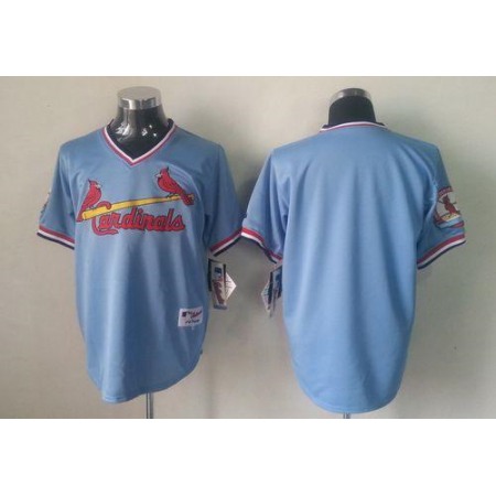 Cardinals Blank Blue 1982 Turn Back The Clock Stitched MLB Jersey