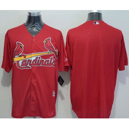 Cardinals Blank Red New Cool Base Stitched MLB Jersey
