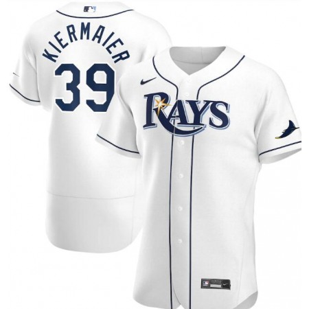 Men's Tampa Bay Rays #39 Kevin Kiermaier White Flex Base Stitched Jersey