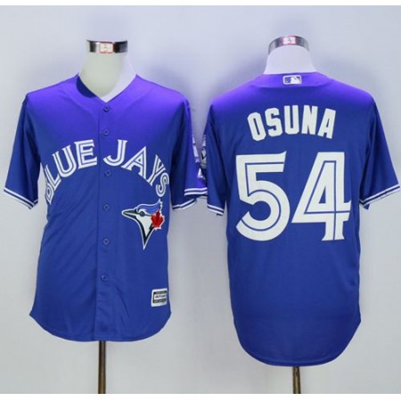 Blue Jays #54 Roberto Osuna Blue New Cool Base 40th Anniversary Stitched MLB Jersey