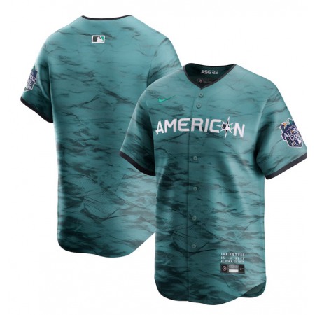 Men's Toronto Blue Jays Blank Teal 2023 All-star Cool Base Stitched Jersey