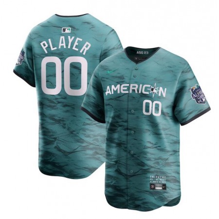 Youth ACTIVE PLAYER Custom Teal 2023 All-star Cool Base Stitched Baseball Jersey