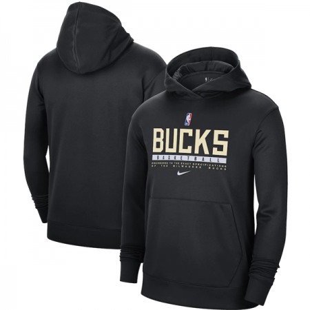 Men's Milwaukee Bucks 2021 Black Pullover Hoodie