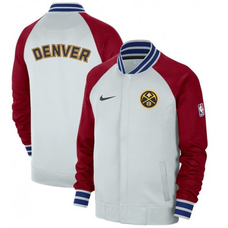 Men's Denver Nuggets Grey/Red 2022/23 City Edition Full-Zip Jacket