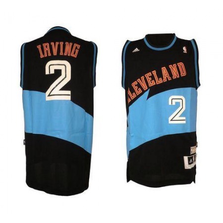 Cavaliers #2 Kyrie Irving Black ABA Hardwood Classic Fashion Stitched NBA Jersey