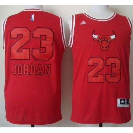 Bulls #23 Michael Jordan New Red Fashion Stitched NBA Jersey