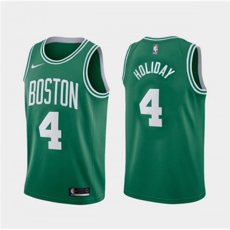 Men's Boston Celtics #4 Jrue Holiday Green 2023 Icon Edition Stitched Basketball Jersey