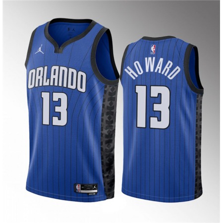 Men's Orlando Magic #13 Jett Howard Blue 2023 Draft Statement Edition Stitched Basketball Jersey