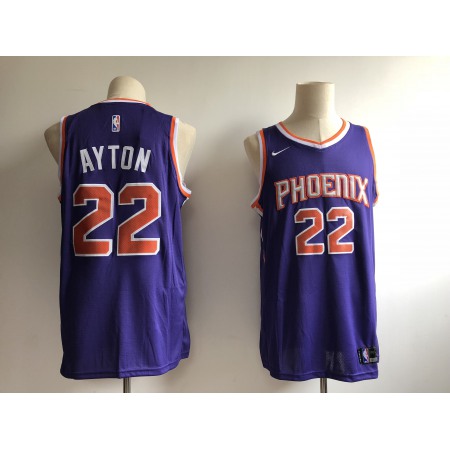 Men's Phoenix Suns #22 Deandre Ayton Purple Swingman Stitched NBA Jersey