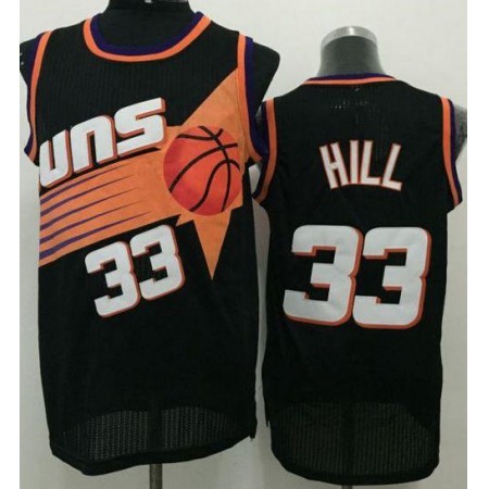 Suns #33 Grant Hill Black Throwback Stitched NBA Jersey