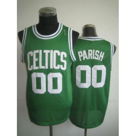 Celtics #00 Robert Parish Green Throwback Stitched NBA Jersey