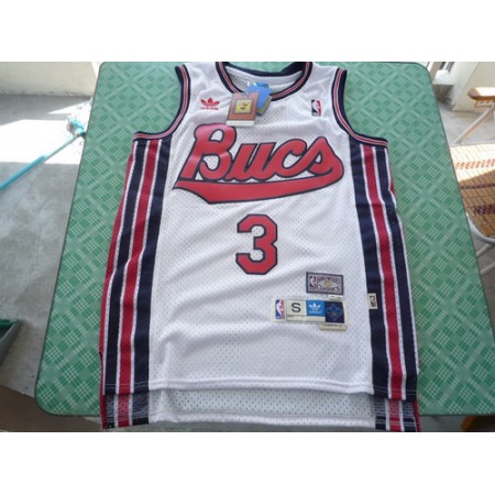 Hornets #3 Chris Paul White Throwback Stitched NBA Jersey