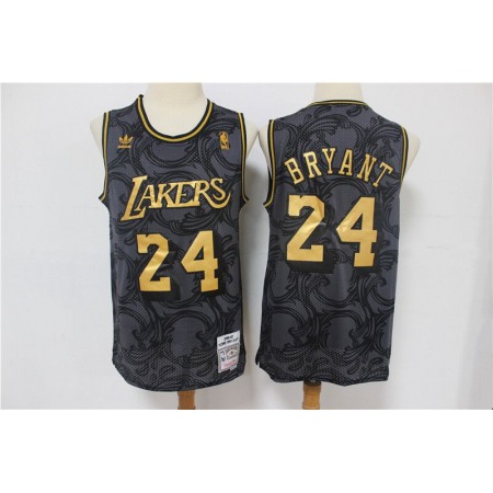 Men's Los Angeles Lakers #24 Kobe Bryant Black Stitched NBA Jersey