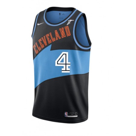 Men's Cleveland Cavaliers #4 Kevin Porter JR. Blue/Black Stitched NBA Jersey