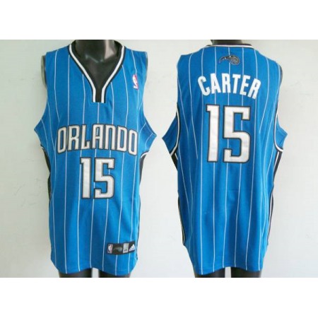 Magic #15 Vince Carter Stitched Blue NBA Jersey