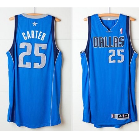 Men's Dallas Mavericks #25 Vince Carter Blue 2020 Stitched Jersey