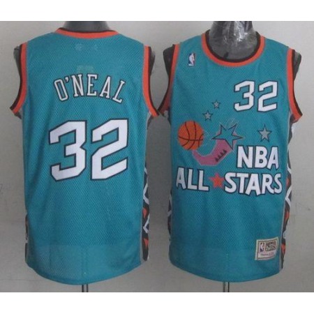 Mitchell And Ness Magic #32 Shaquille O'Neal Light Blue 1996 All Star Stitched NBA Jersey