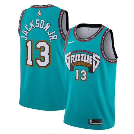 Men's Memphis Grizzlies #13 Jaren Jackson Jr. Green Stitched NBA Jersey