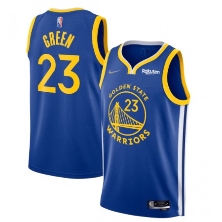 Men's Golden State Warriors #23 Draymond Green Royal 75th Anniversary Stitched Basketball Jersey